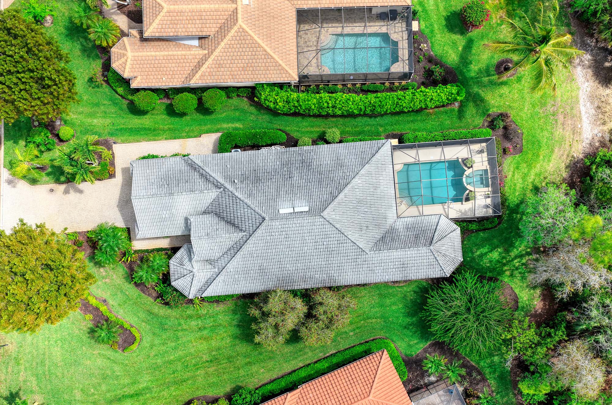 14 aerial drone photograph in Naples or Marco Island, Florida