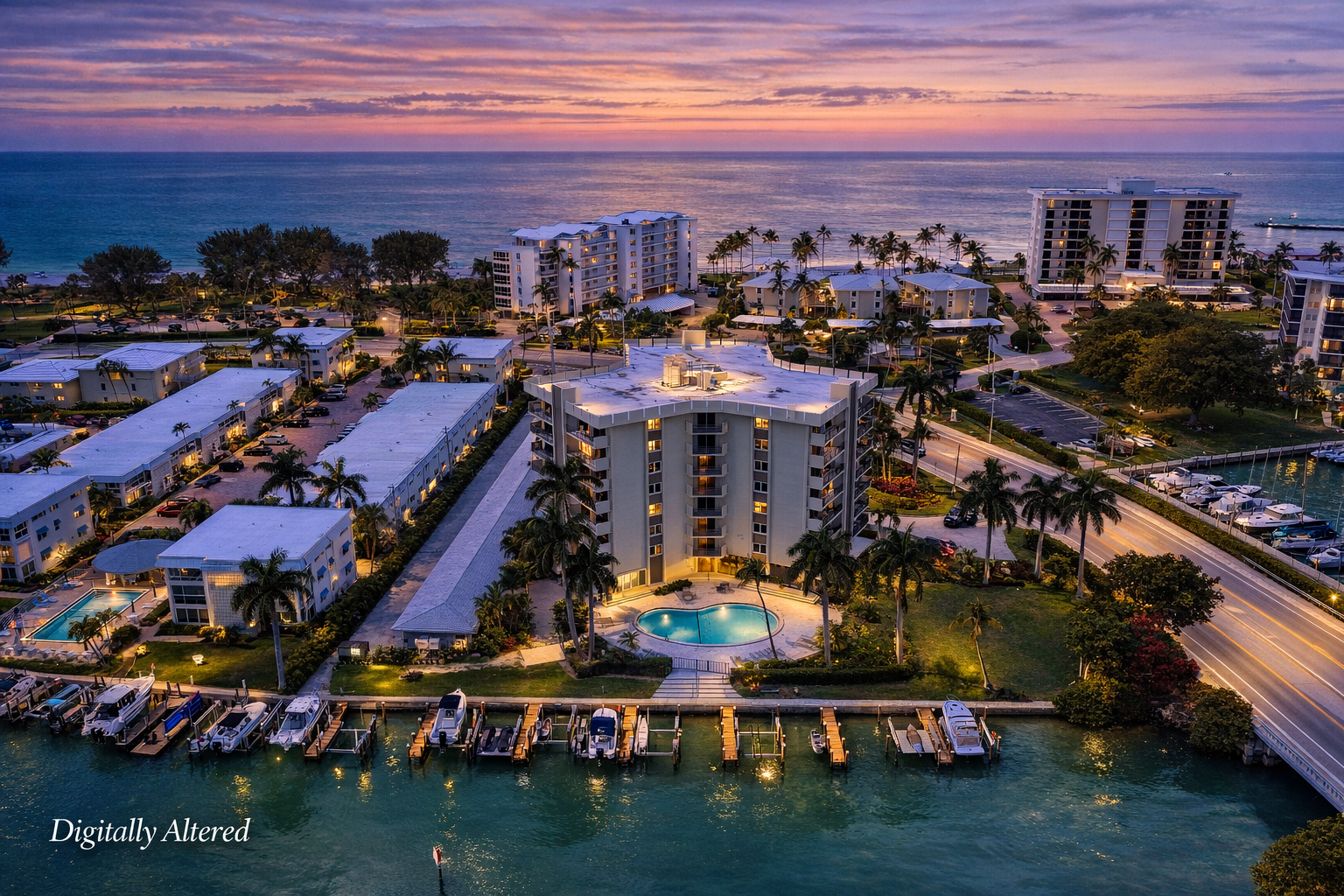 16 aerial drone photograph in Naples or Marco Island, Florida