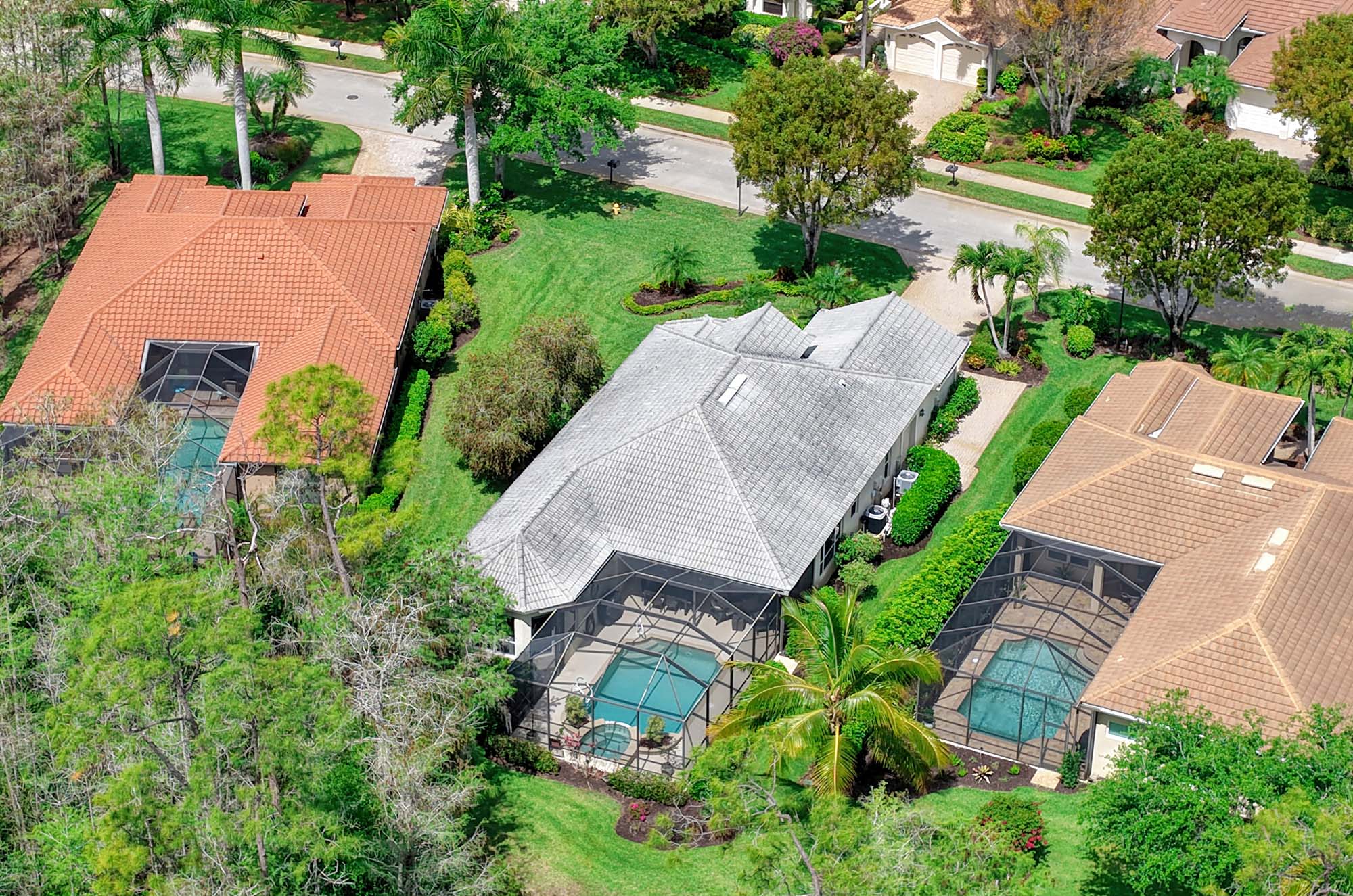 17 aerial drone photograph in Naples or Marco Island, Florida