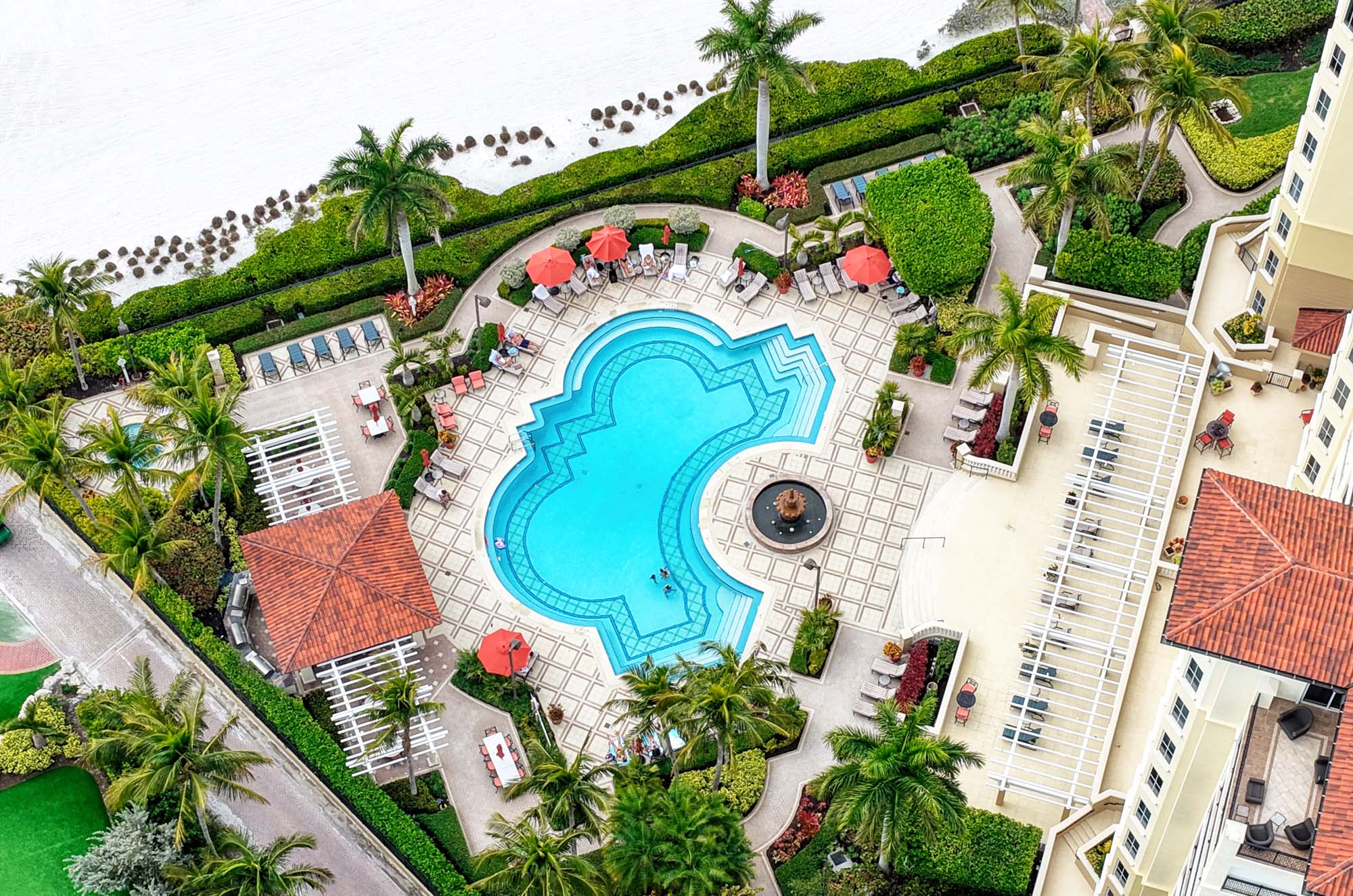 5 aerial drone photograph in Naples or Marco Island, Florida